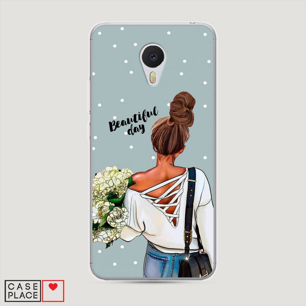 

Чехол Awog на Meizu M3 "Beautiful day", Голубой;коричневый;бежевый, 70350-6