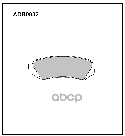 

Тормозные колодки ALLIED NIPPON задние дисковые ADB0832