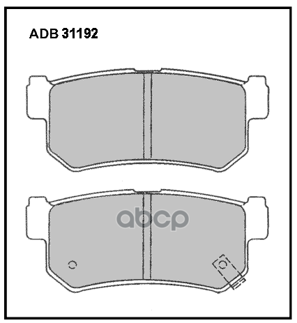 

Тормозные колодки ALLIED NIPPON задние дисковые ADB31192