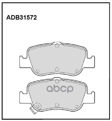 

Тормозные колодки ALLIED NIPPON задние дисковые ADB31572