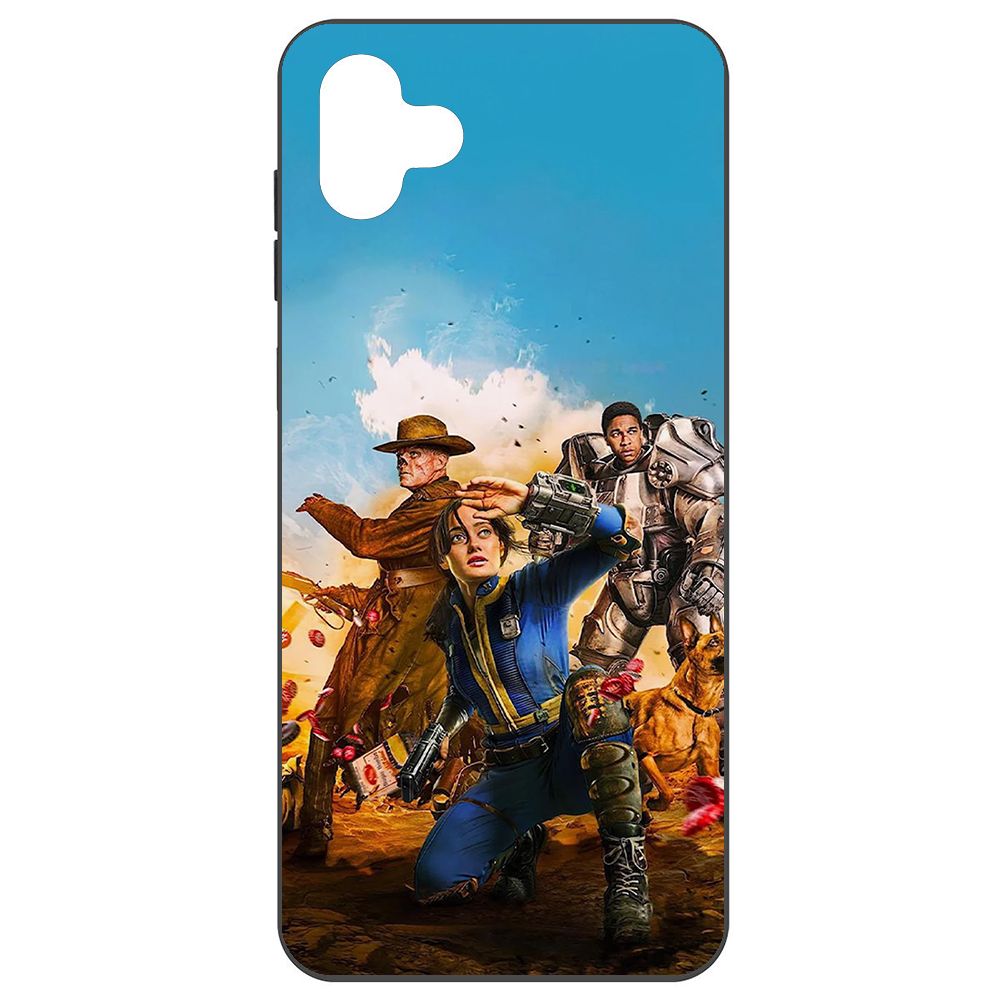 

Чехол-накладка Krutoff Soft Case Фоллаут -Люси, Гуль и Аарон для Samsung Galaxy M04 (M045)