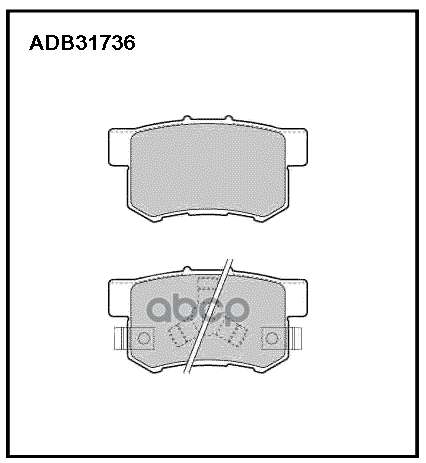 

Тормозные колодки ALLIED NIPPON задние дисковые ADB31736