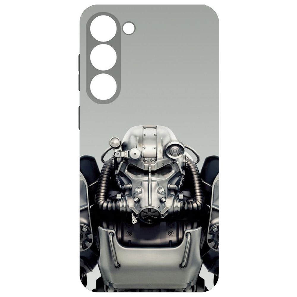

Чехол-накладка Krutoff Soft Case Фоллаут (Fallout) -Братство стали для Samsung Galaxy S23+, Черный