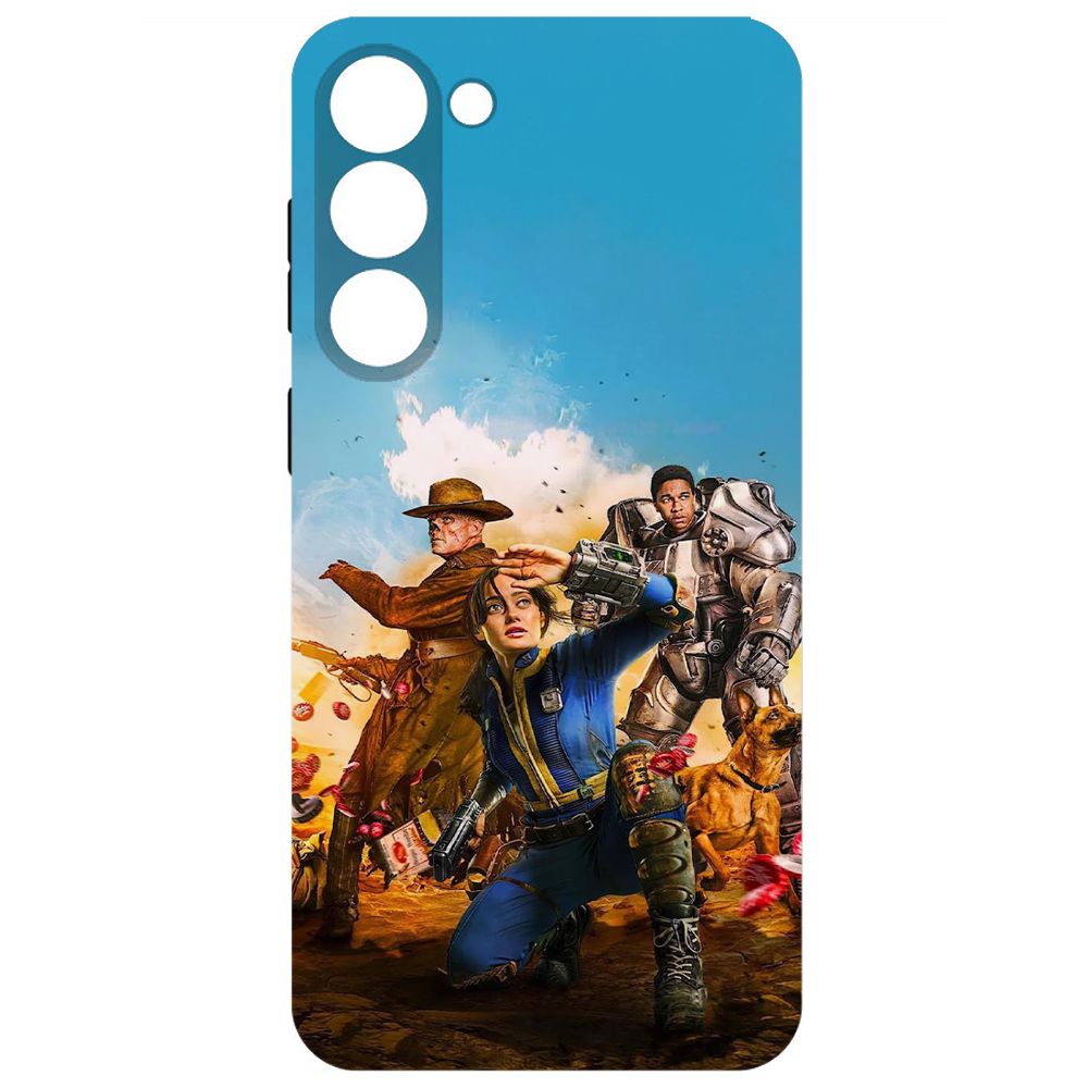 

Чехол-накладка Krutoff Soft Case Фоллаут - Люси, Гуль и Аарон для Samsung Galaxy S23+