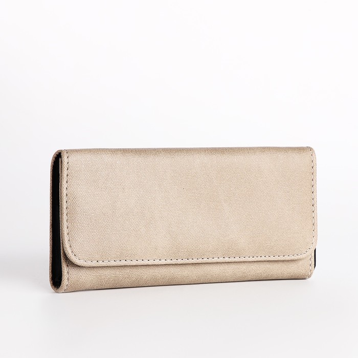 

Кошелек женский NoBrand 9731004 бежевый, 9731004