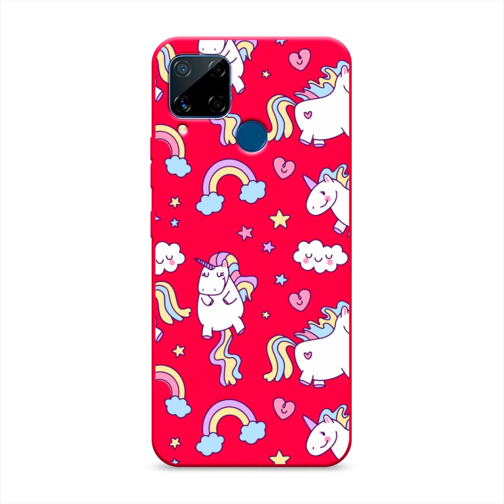 

Матовый силиконовый чехол "Sweet unicorns dreams" на Realme C15, Sweet unicorns dreams