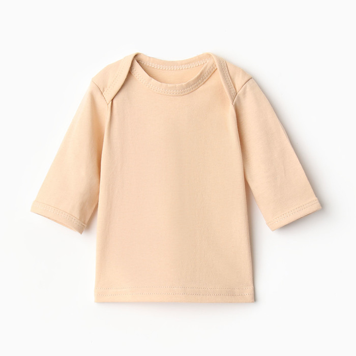 

Футболка с дл. рукавом Bloom Baby, р. 56 см, бежевый