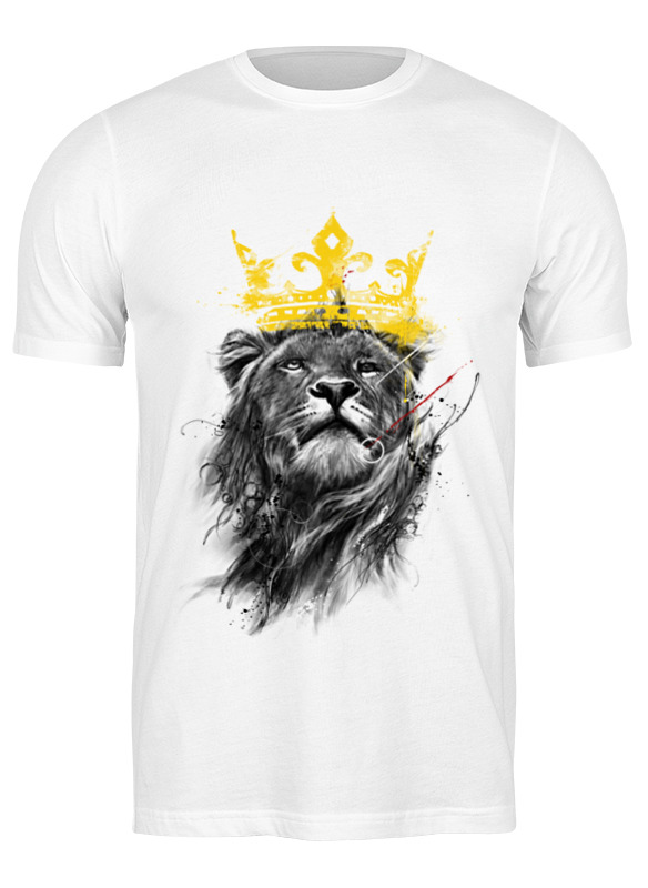 

Футболка мужская Printio Король лев белая 3XL, Белый, Король лев
