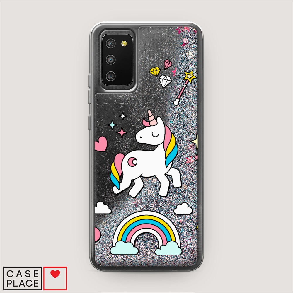 

Чехол Awog на Samsung Galaxy A02s / Самсунг A02s "Принцесса единорог", Разноцветный, 2102391-1