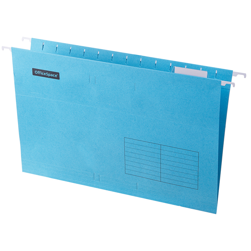 

Подвесная папка OfficeSpace Foolscap (365*240мм), синяя, (10шт.), Синий