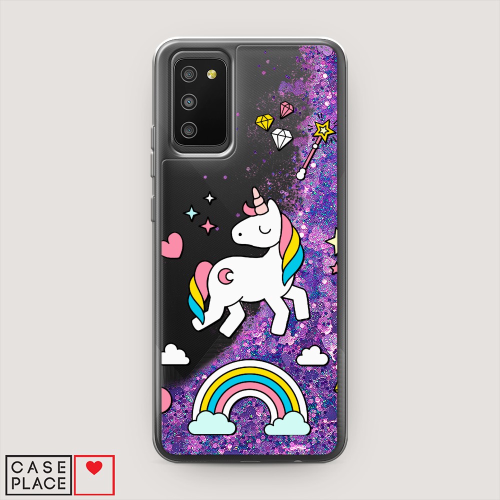 

Чехол Awog на Samsung Galaxy A02s / Самсунг A02s "Принцесса единорог", Разноцветный, 2102392-1