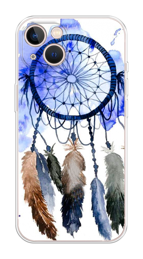 

Чехол Homey на Apple iPhone 13 "Ловец снов 1", Коричневый;синий, 14250-1
