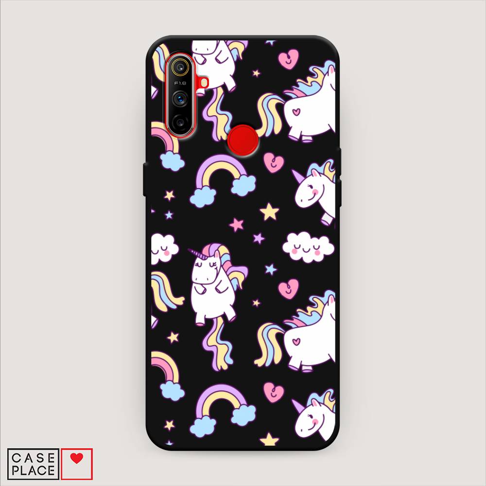 

Матовый силиконовый чехол "Sweet unicorns dreams" на Realme C3, Sweet unicorns dreams