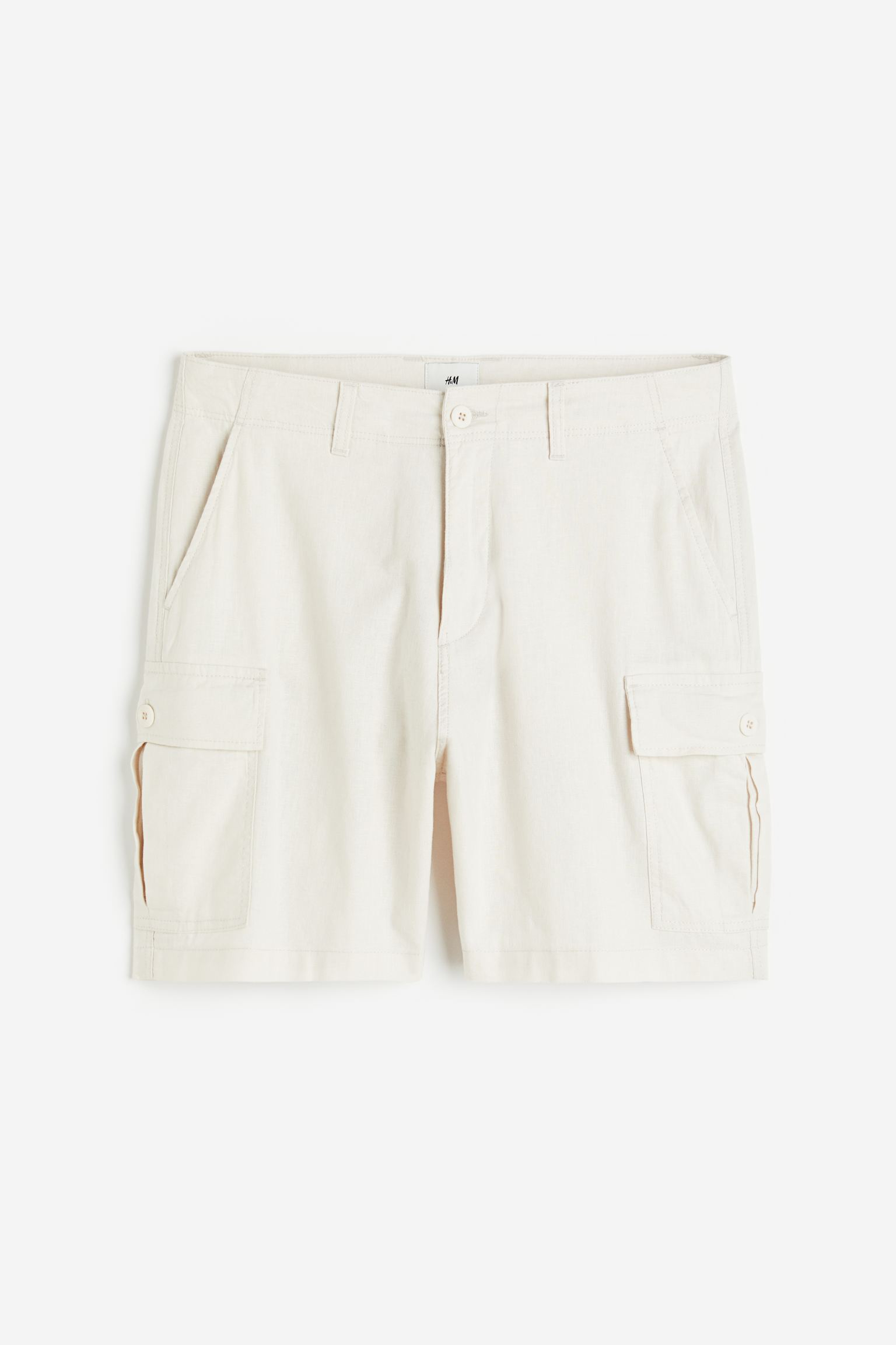 

Шорты карго мужские H&M 1148269002 белые 33 (доставка из-за рубежа), Белый, 1148269002