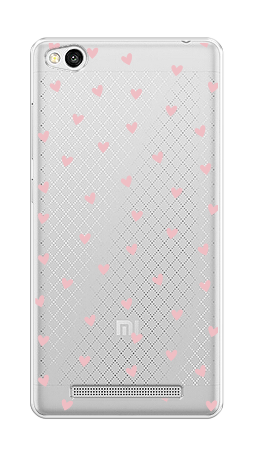 

Чехол на Xiaomi Redmi 3 "Розовые сердечки паттерн", Розовый;прозрачный, 30850-1