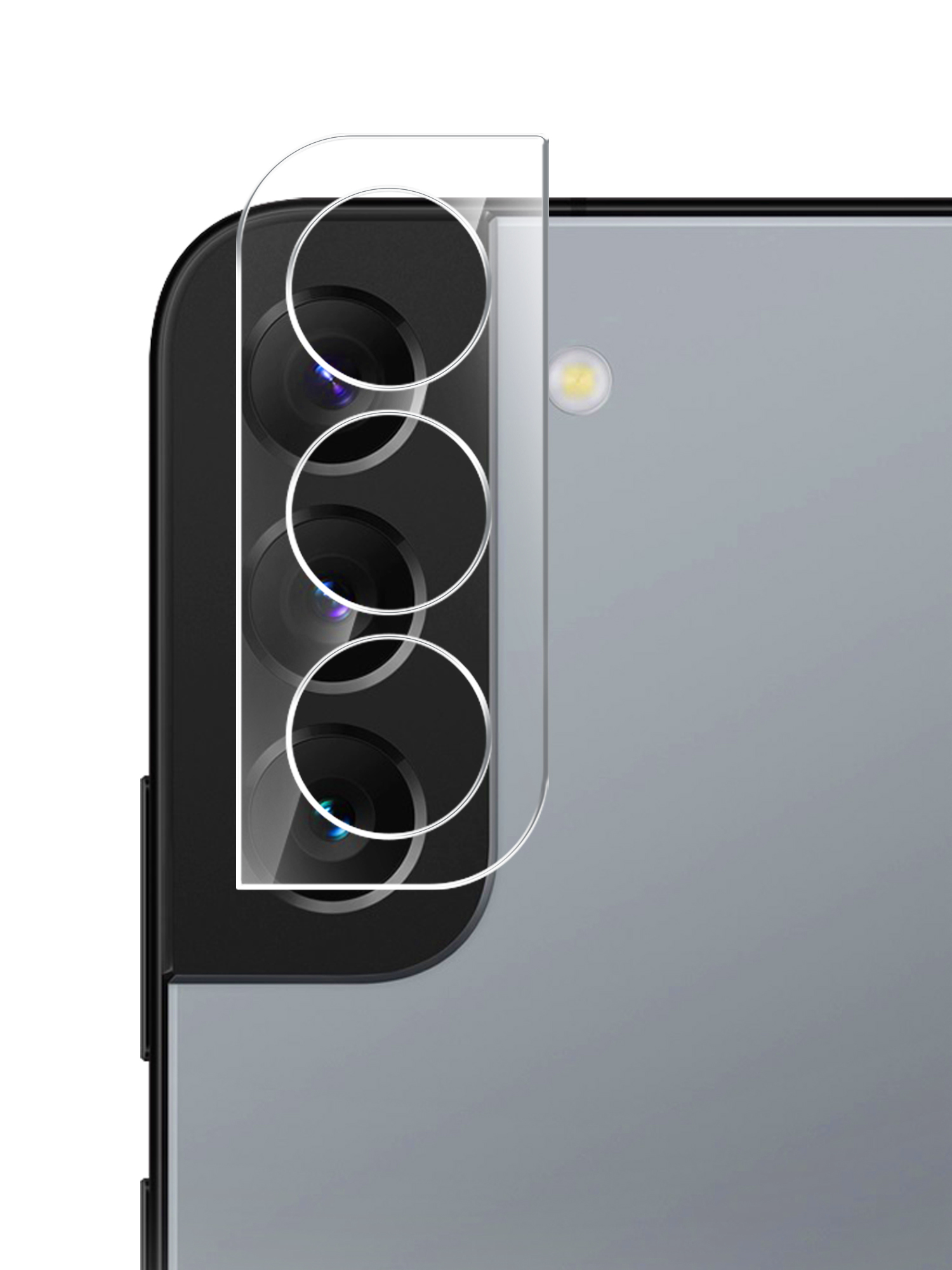 

Гибридное защитное стекло Brozo на камеру Samsung Galaxy S22+, Samsung Galaxy S22+