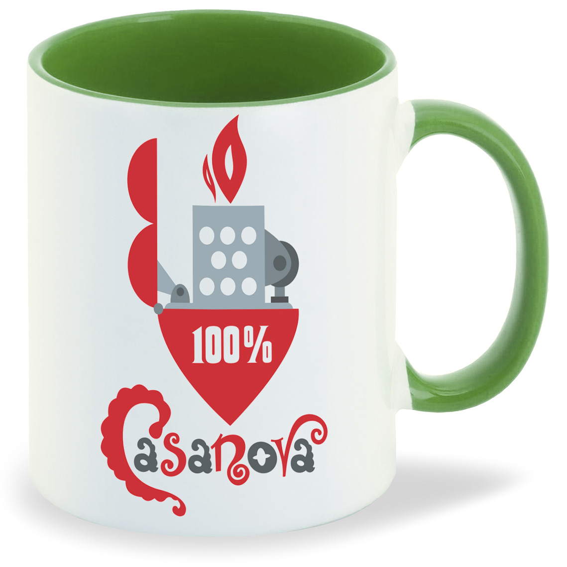 

Кружка CoolPodarok Прикол Зажигалка Casanova, Прикол Зажигалка Casanova