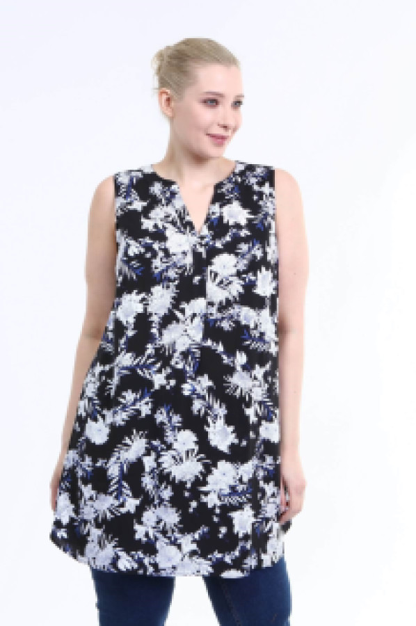 

Блуза женская My Line Moda 1387 черная 44 (доставка из-за рубежа), 1387
