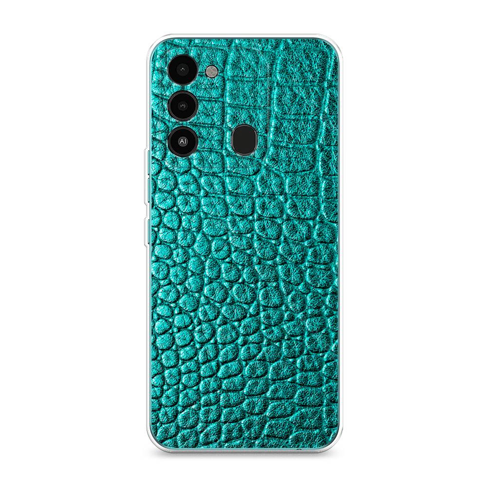 

Силиконовый чехол "Бирюзовая змея" на Tecno Spark 8C, 301350-3