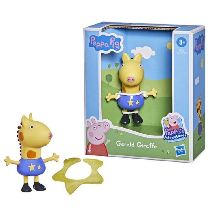 фото Фигурка peppa pig gerald giraffe с высотой 6 см друзья свинки пеппы жираф джеральд со зве