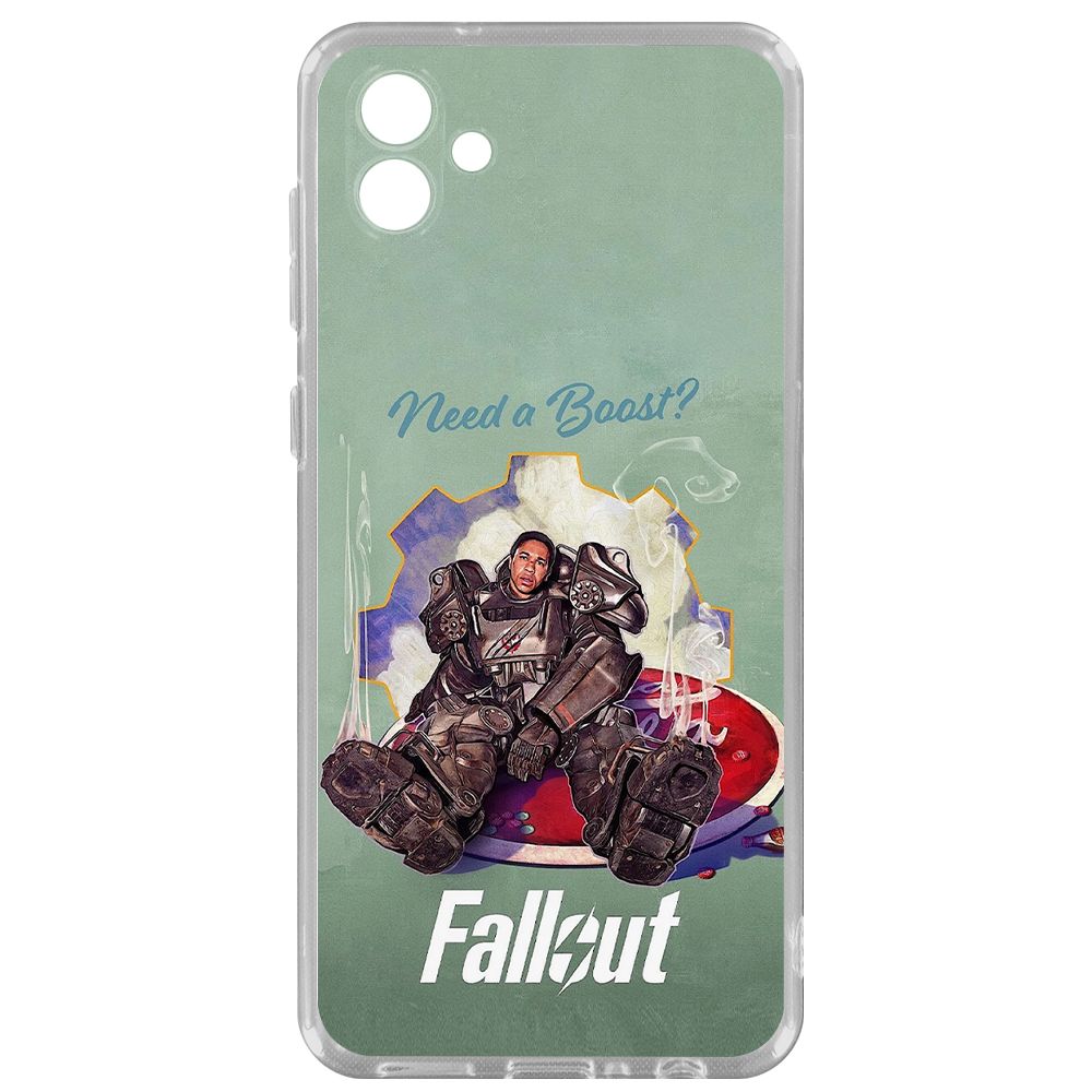 

Чехол-накладка Krutoff Clear Case Фоллаут - Нужно ускорение для Samsung Galaxy A04 (A045), Прозрачный