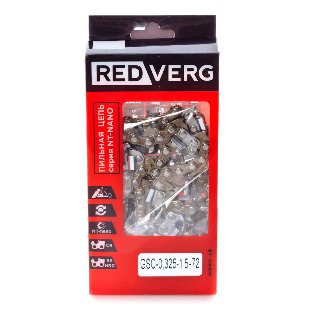 

Цепь для цепной пилы RedVerg GSC-0.325-1.5-72 72 звена
