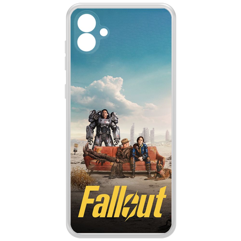 

Чехол-накладка Krutoff Clear Case Фоллаут - Постер для Samsung Galaxy A04e (A042), Прозрачный