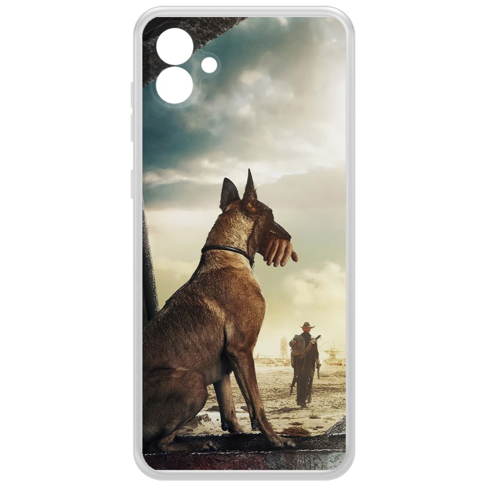 

Чехол-накладка Krutoff Clear Case Фоллаут (Fallout) - Псина для Samsung Galaxy A04e (A042), Прозрачный