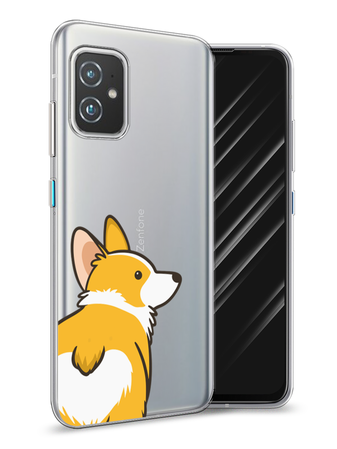 

Чехол Awog на Asus ZenFone 8 "Корги следуй за мной", Желтый;бежевый;белый, 44450-2