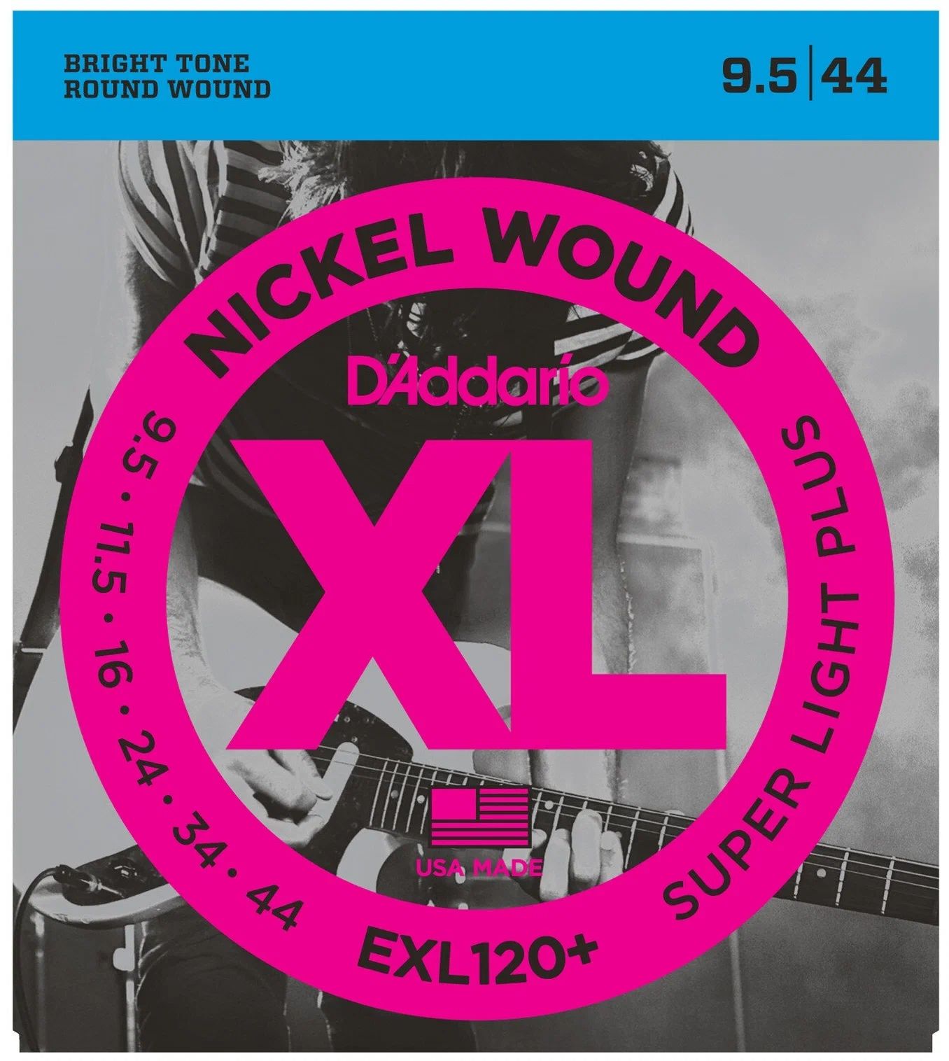 

Комплект струн для электрогитары D'Addario EXL120+ EXL120PLUS, D'Addario EXL120+