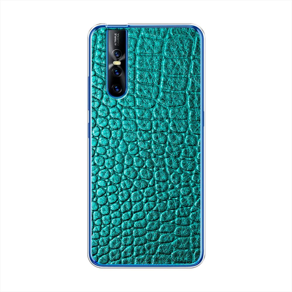 

Силиконовый чехол "Бирюзовая змея" на Vivo V15 Pro, 261150-3