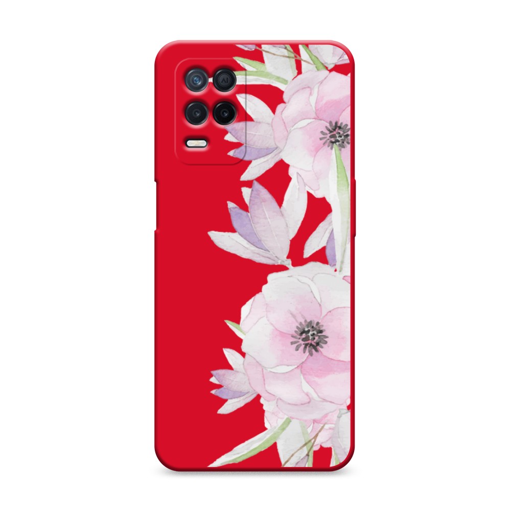

Чехол Awog на Realme 8 5G/Narzo 30 5G "Нежные анемоны", Разноцветный, 257153-1