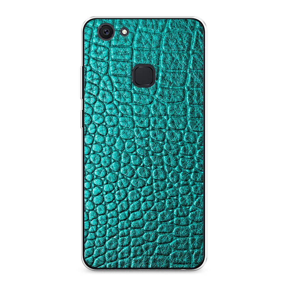 

Силиконовый чехол "Бирюзовая змея" на Vivo V7 Plus, 260750-3