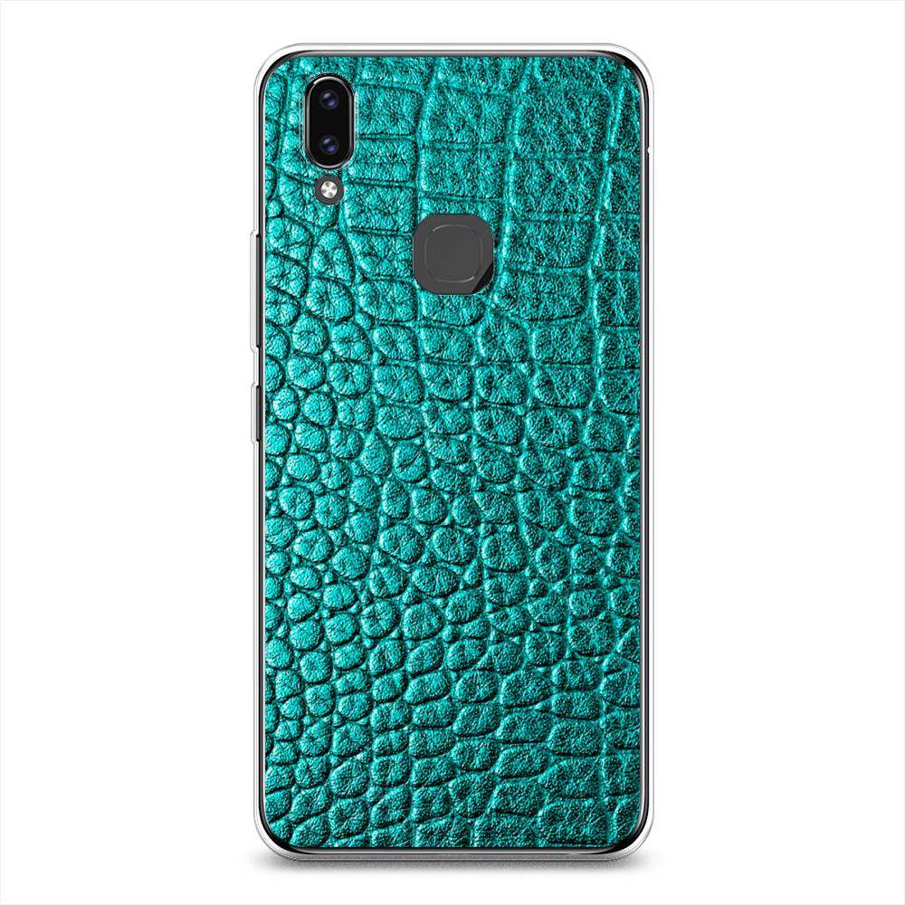 

Силиконовый чехол "Бирюзовая змея" на Vivo V9, 260150-3