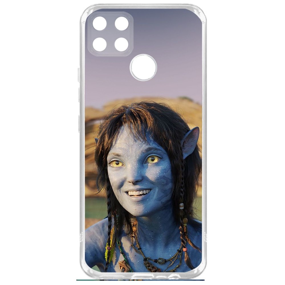 

Чехол-накладка кейс Аватар - Кири для Realme C25, Прозрачный