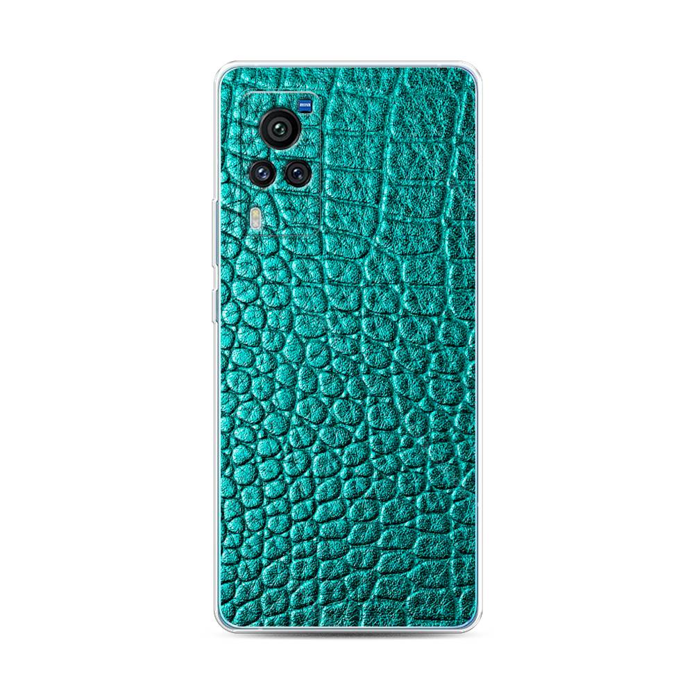 

Силиконовый чехол "Бирюзовая змея" на Vivo X60 Pro, 263850-3