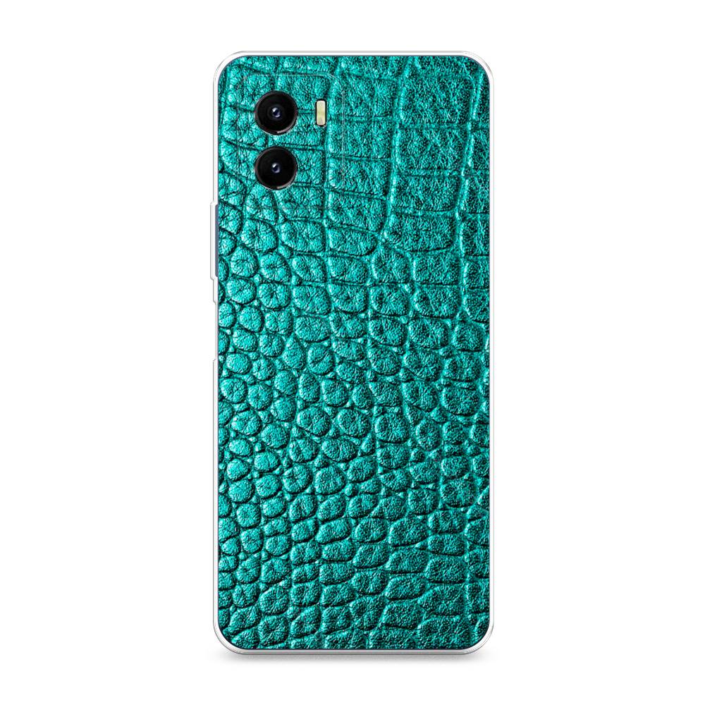 

Силиконовый чехол "Бирюзовая змея" на Vivo Y10, 266450-3