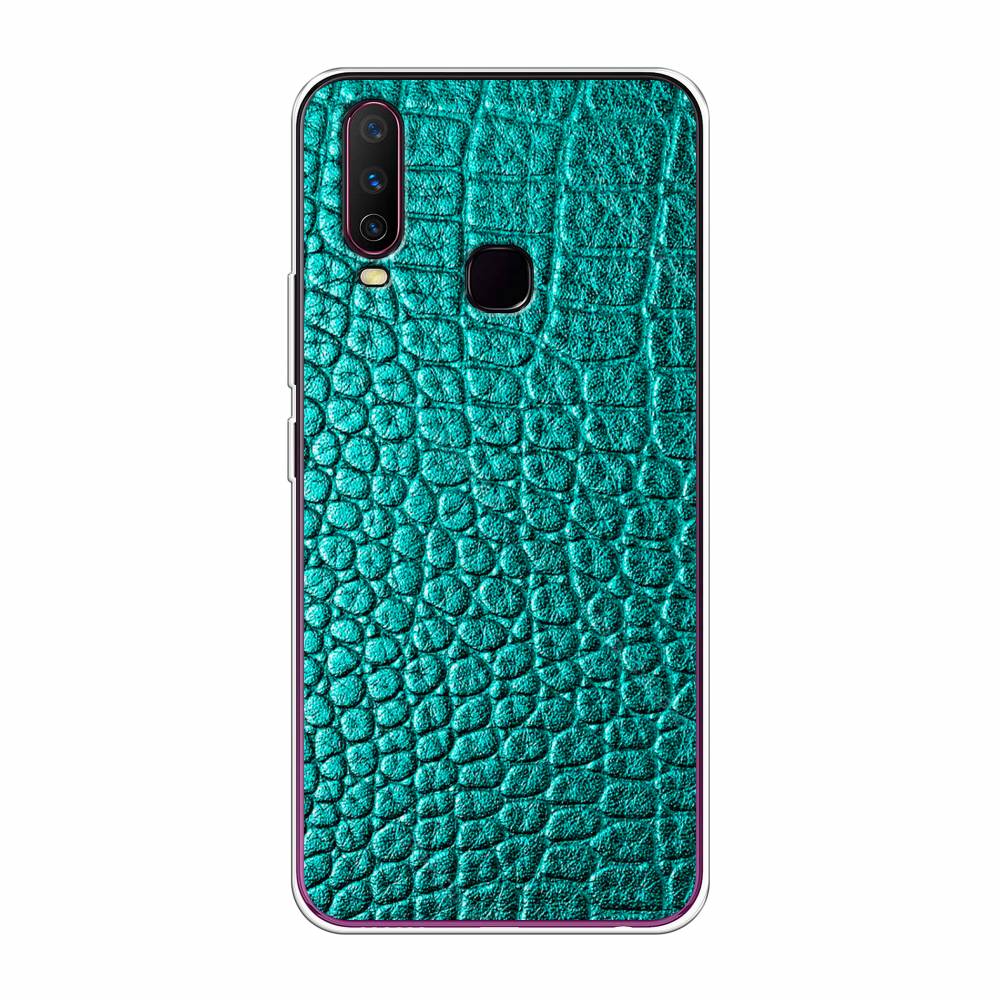 

Силиконовый чехол "Бирюзовая змея" на Vivo Y17, 261750-3