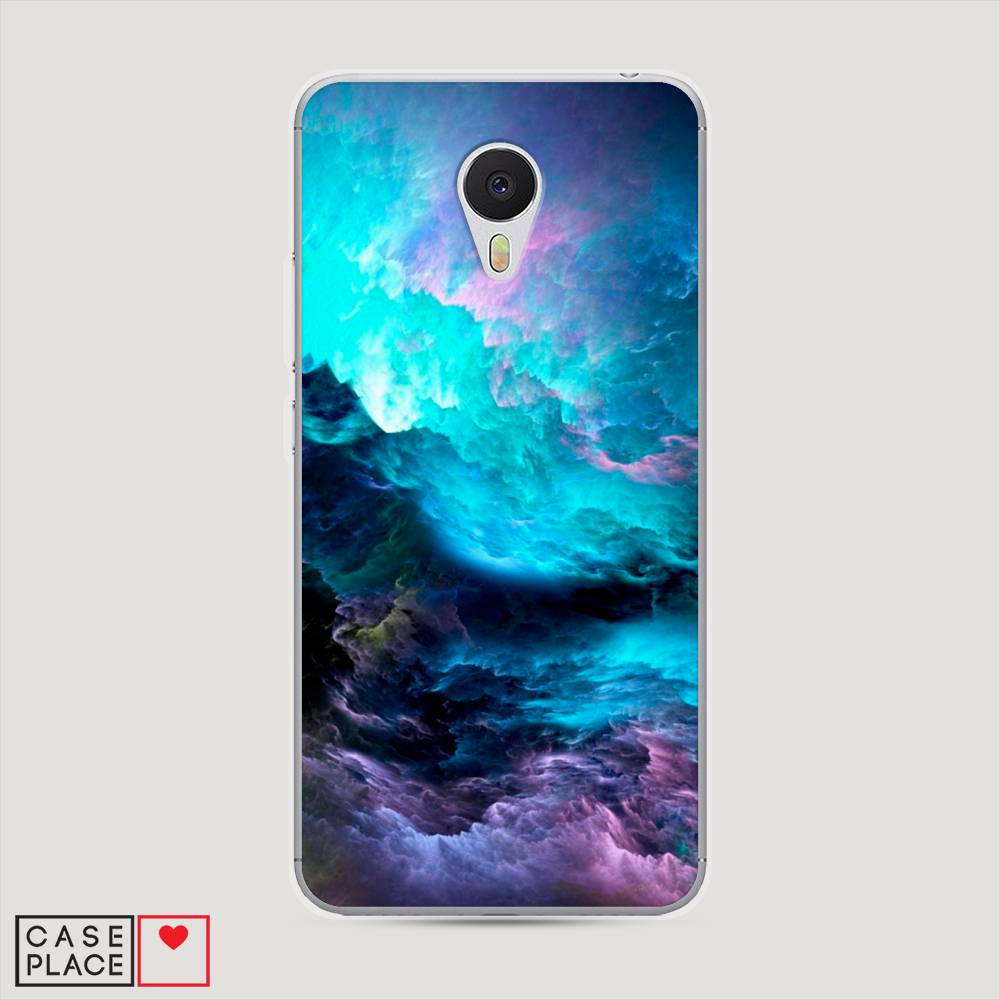 

Чехол Awog на Meizu M3 "Бирюзовое небо", Фиолетовый;черный, 70350-4