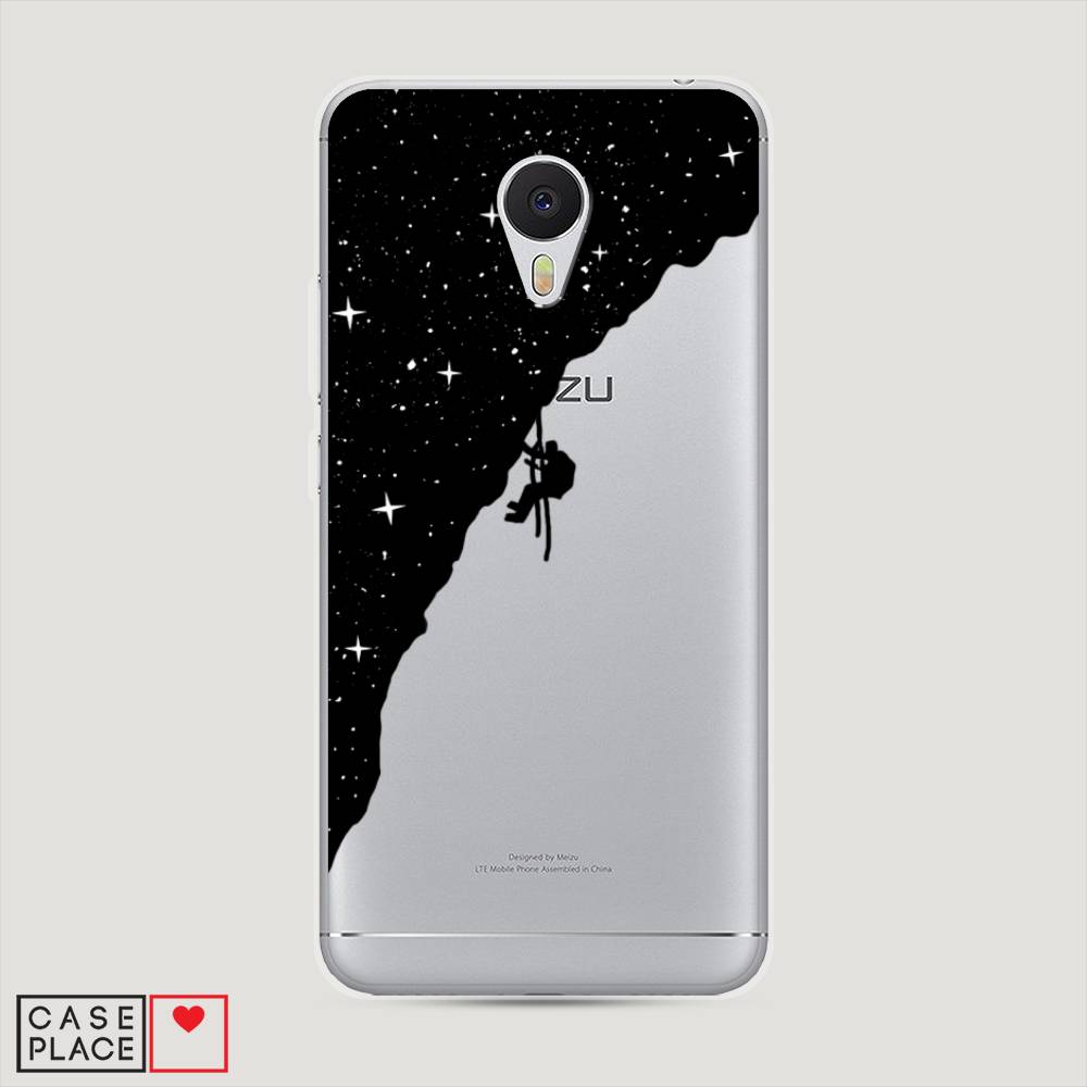 

Чехол Awog на Meizu M3 "Скалолаз в космосе", Черный;белый;бежевый, 70350-4