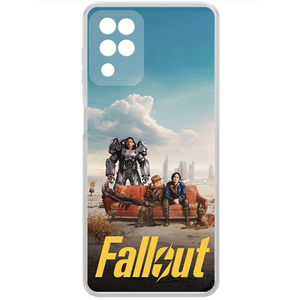 

Чехол-накладка Krutoff Clear Case Фоллаут (Fallout) - Постер для Samsung Galaxy A12 (A125), Прозрачный