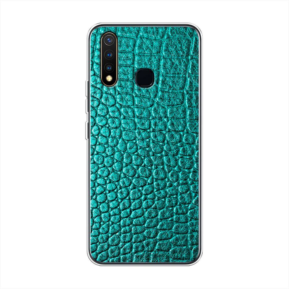 

Силиконовый чехол "Бирюзовая змея" на Vivo Y19, 261950-3