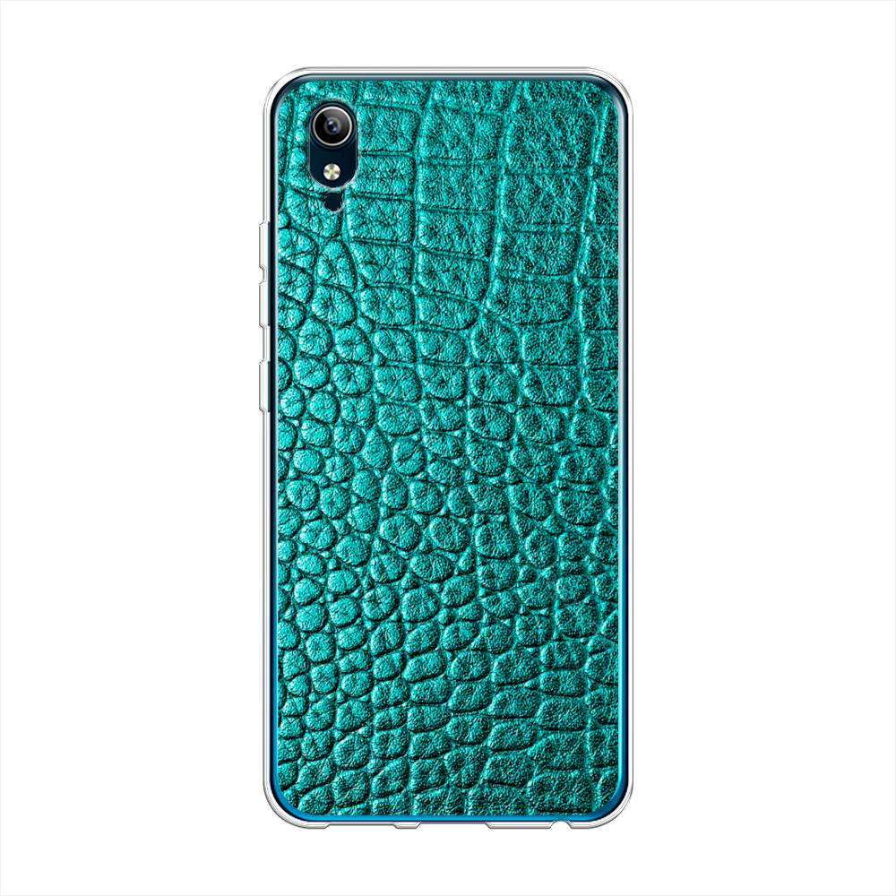 

Силиконовый чехол "Бирюзовая змея" на Vivo Y91c, 262850-3