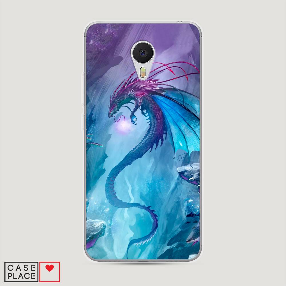 

Чехол Awog на Meizu M3 "Водный дракон", Голубой;фиолетовый;синий, 70350-2