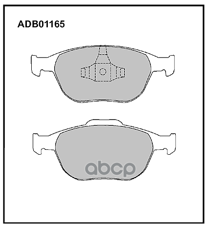 

Тормозные кололки ALLIED NIPPON передние дисковые ADB01165