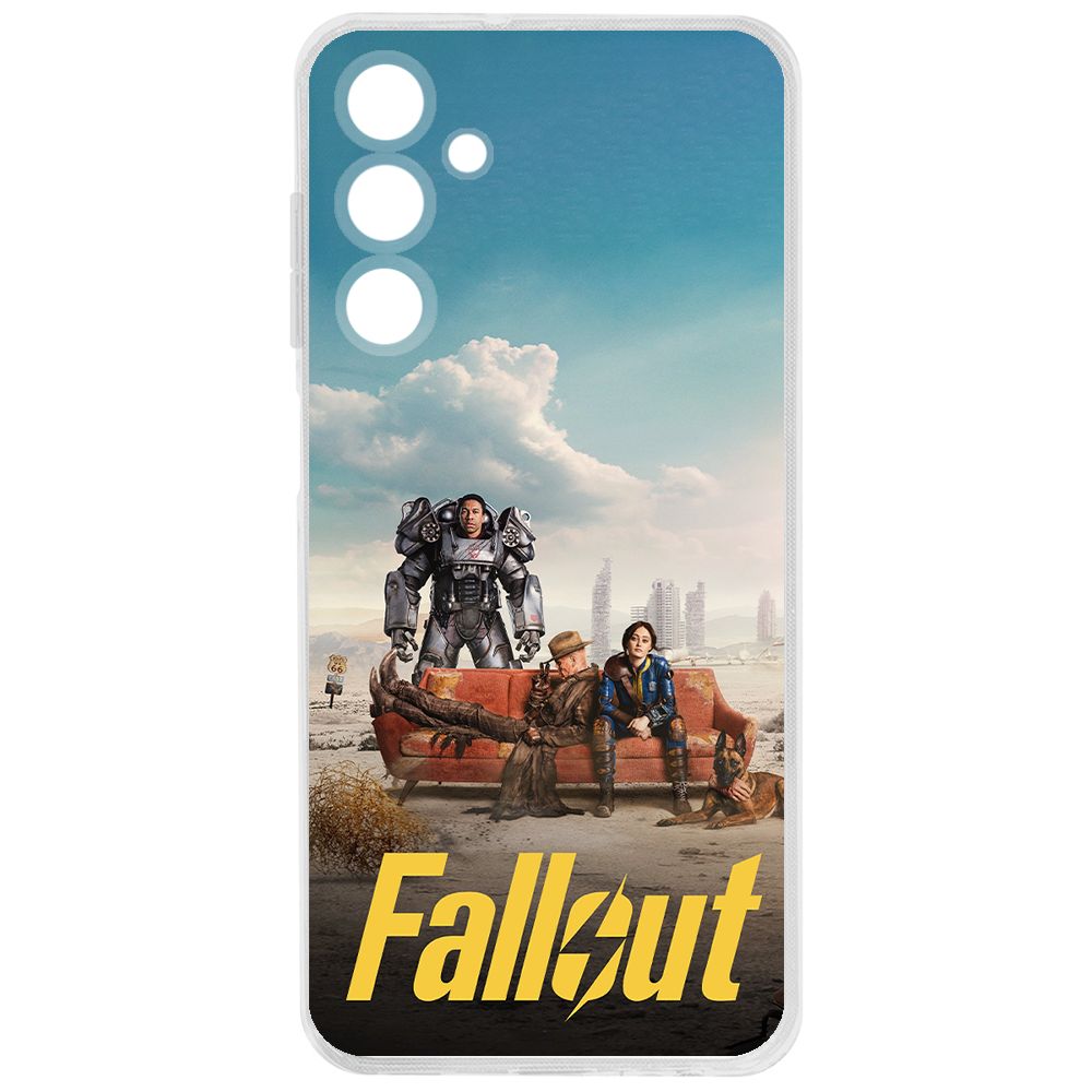 

Чехол-накладка Krutoff Clear Case Фоллаут - Постер для Samsung Galaxy A15 4G (A155), Прозрачный