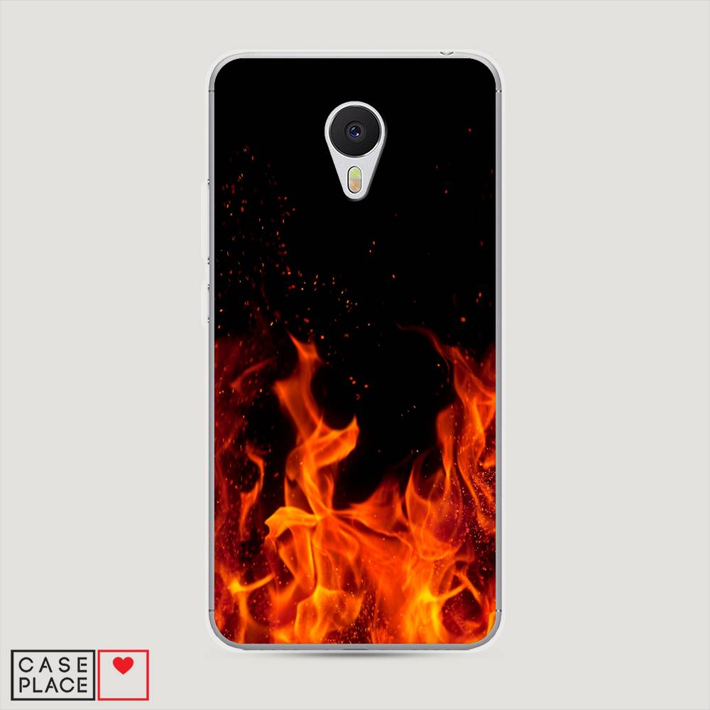 

Чехол Awog на Meizu M3 "Все в огне", Оранжевый;черный, 70350-4
