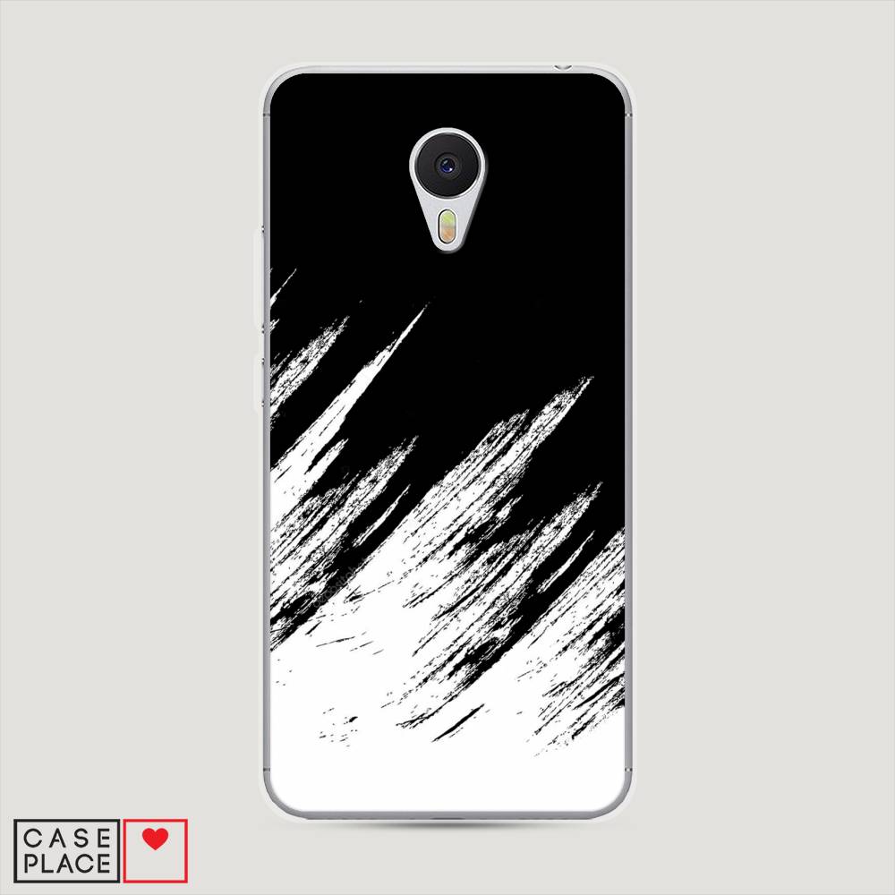 

Чехол Awog на Meizu M3 "Черно белые брызги", Черный;белый;бежевый, 70350-3