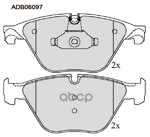 

Тормозные кололки ALLIED NIPPON передние дисковые ADB06097