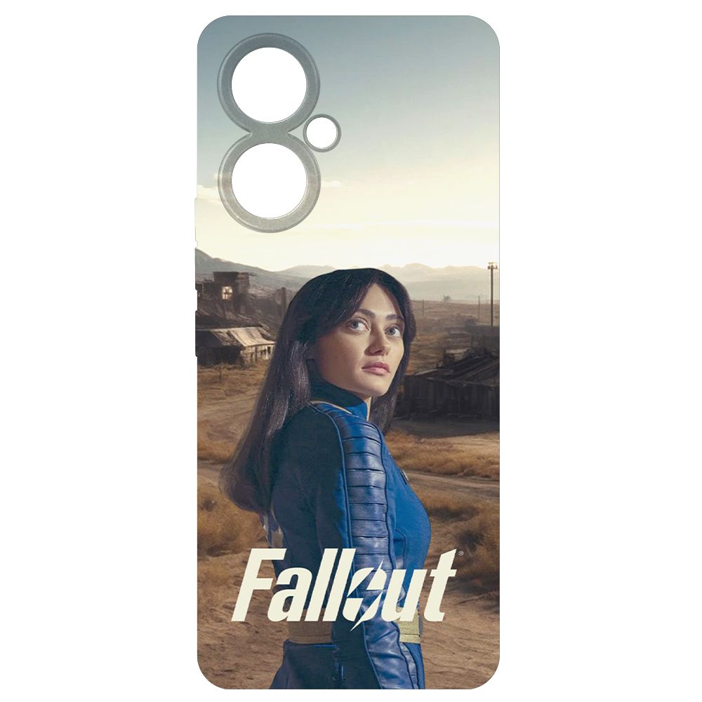 

Чехол-накладка Krutoff Soft Case Фоллаут (Fallout) -Люси в пустошах для TECNO Camon 19 Pro